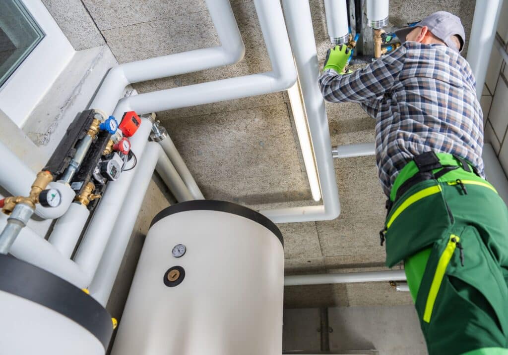 Instalación de gas y mantenimiento en un edificio